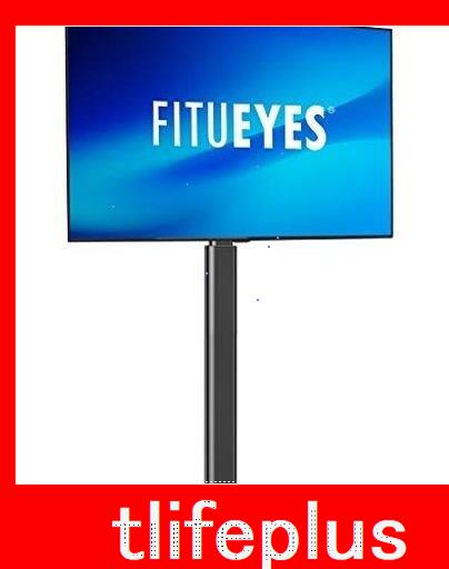 FITUEYES テレビスタンド 32〜60インチ対応 壁寄せテレビスタンド AVアクセサリ 高さ調節可能 ラック回転可能 ブラック TT106002GB