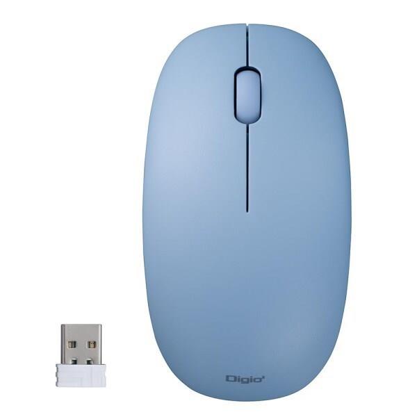 Digio2 マウス 無線 ワイヤレスマウス 電池 単3 単4 両対応 ブルー