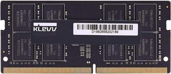 ESSENCORE KLEVV ノートPC用 メモリ PC4-25600 DDR4 3200 16GB x 1枚 260pin SK hynix製 メモリチップ採用 KD4AGS88D-32N220A