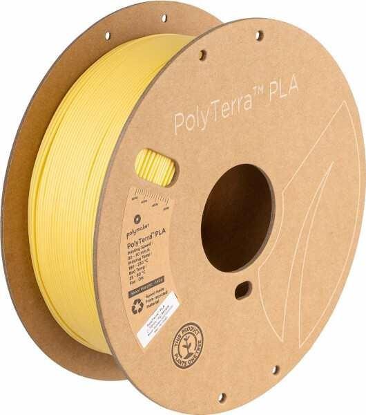 ポリメーカPolymaker 3Dプリンタ―用フィラメント PolyTerra PLA 1.75mm径 1kg巻 Banana