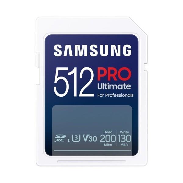 Samsung PRO Ultimate SDカード 512GB SDXC UHS-1 U3 MB-SY512S-ITEC 国内