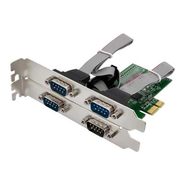 オウルテック PCI-Express2.0接続 RS232×4ポート D-sub9ピン インターフェースカード 製品 OWL-PCEX2RS232X4