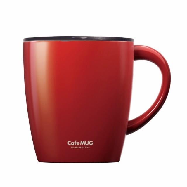 ◆商品名：アスベル ステンレス鋼 真空断熱マグマップ330ml レッド説明オフ ィスで、自宅で、コーヒーをおいしく保温、保冷機能性、デザイン性に優れた真空耐熱マグカップが新登場メタリックタイプと陶器調