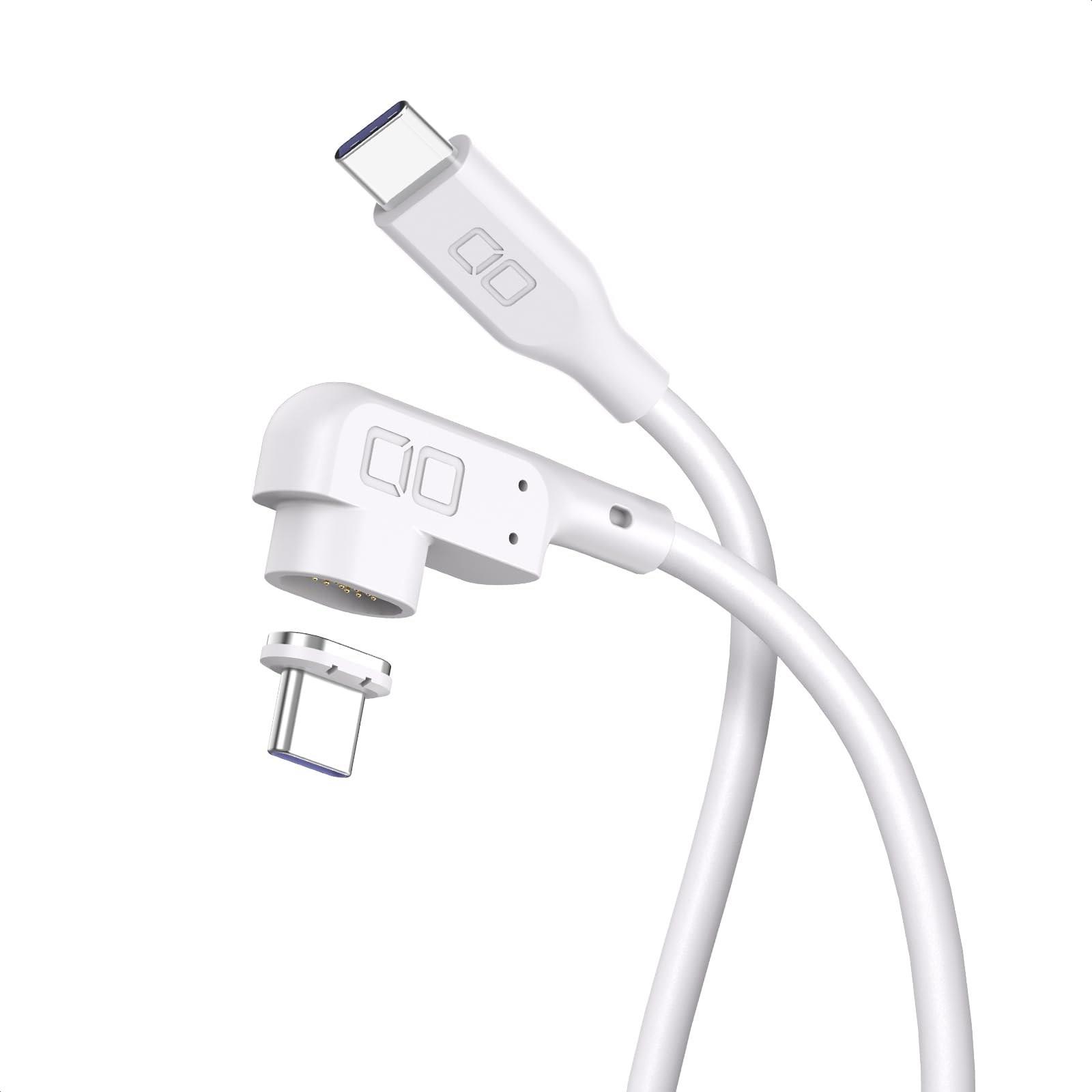 この商品について【カチッとくっつくデータ転送対応マグネット充電ケーブル】i Phone 15 など、スマートフォン や USB type-C ポート搭載機器に ケーブル を近づければ磁石でカチッと吸着