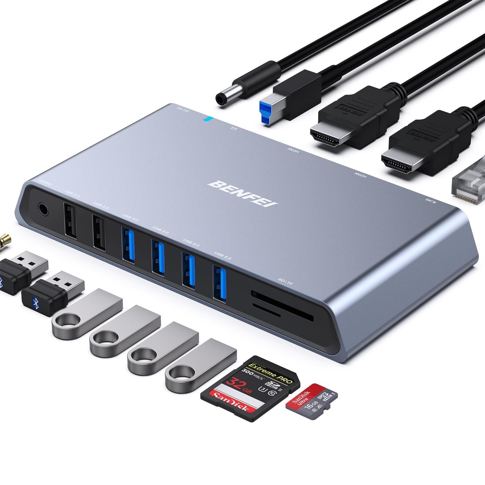 この商品についてインスタント拡張: HDMI ポート x 2、USB 3.0 ポート x 4、USB 2.0 ポート x 2、micro SD カード スロット x 1、SD カード スロット x 1