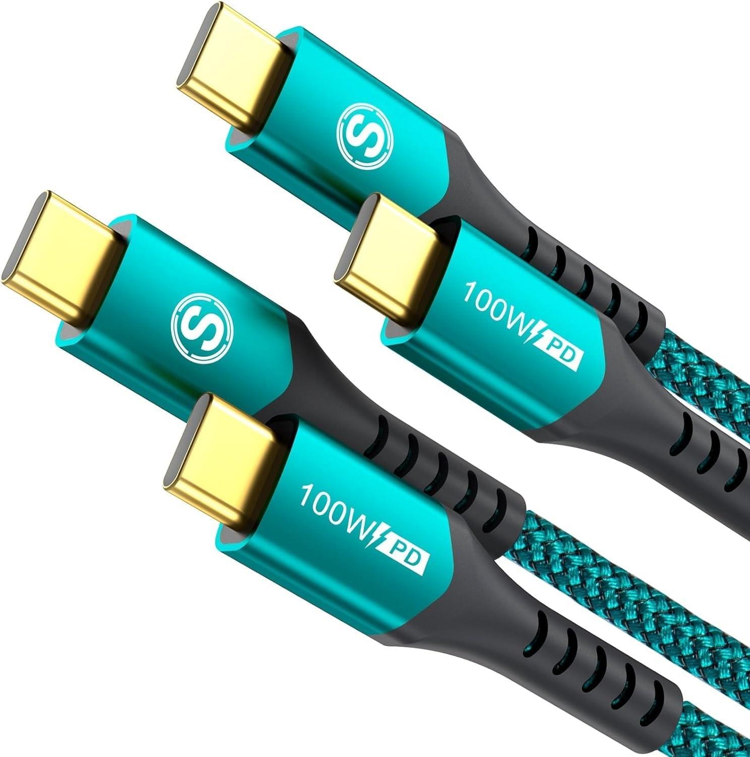 この商品について【高品質のUSB C-USB C ケーブル 】USB-Cポート付きのデバイス(スマホ、タブレット)をUSB-Cポート付きのデバイス(パソコン、チャージャー)に接続するケーブルです。【1