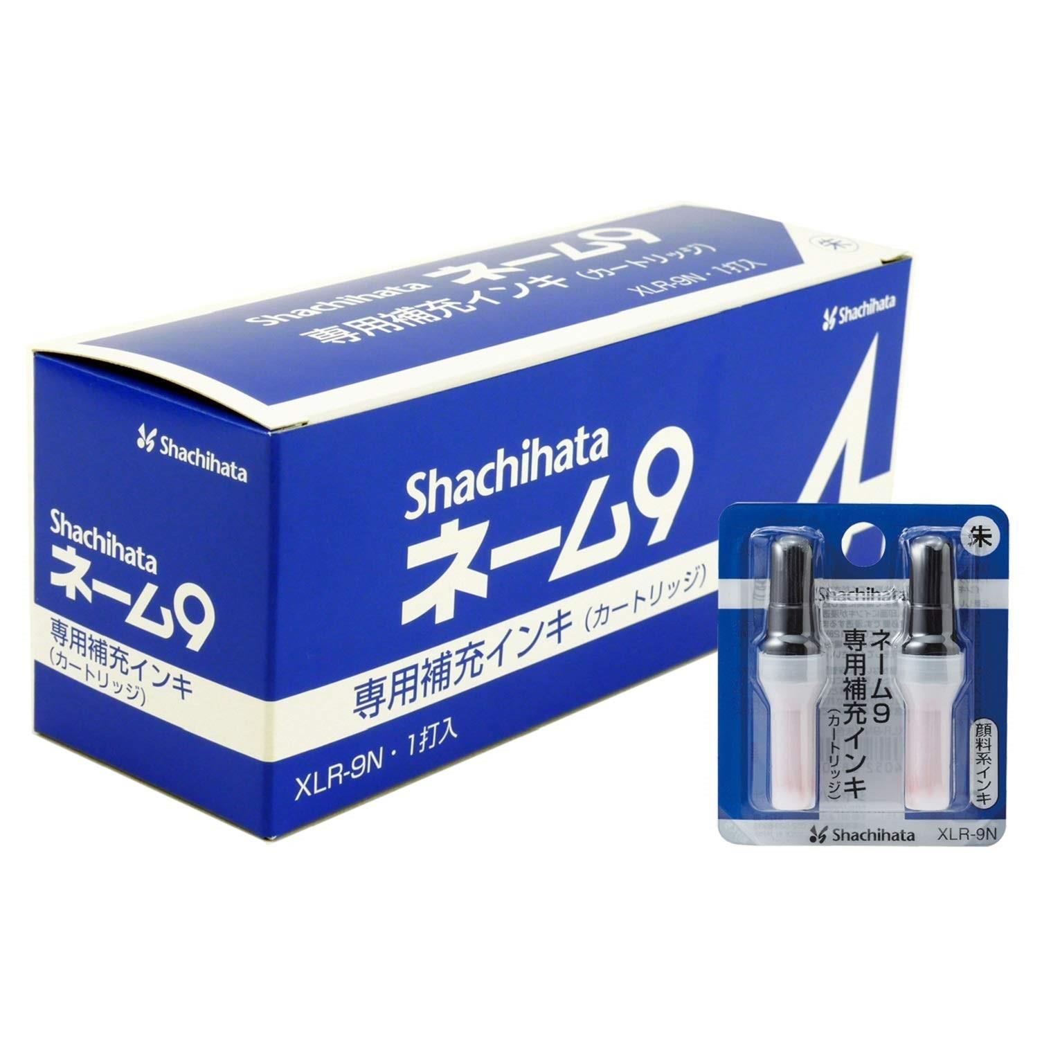この商品について【入数】インキカートリッジ2本入×12セット【用途】ネーム9のインキ補充用【インキ色】朱色
