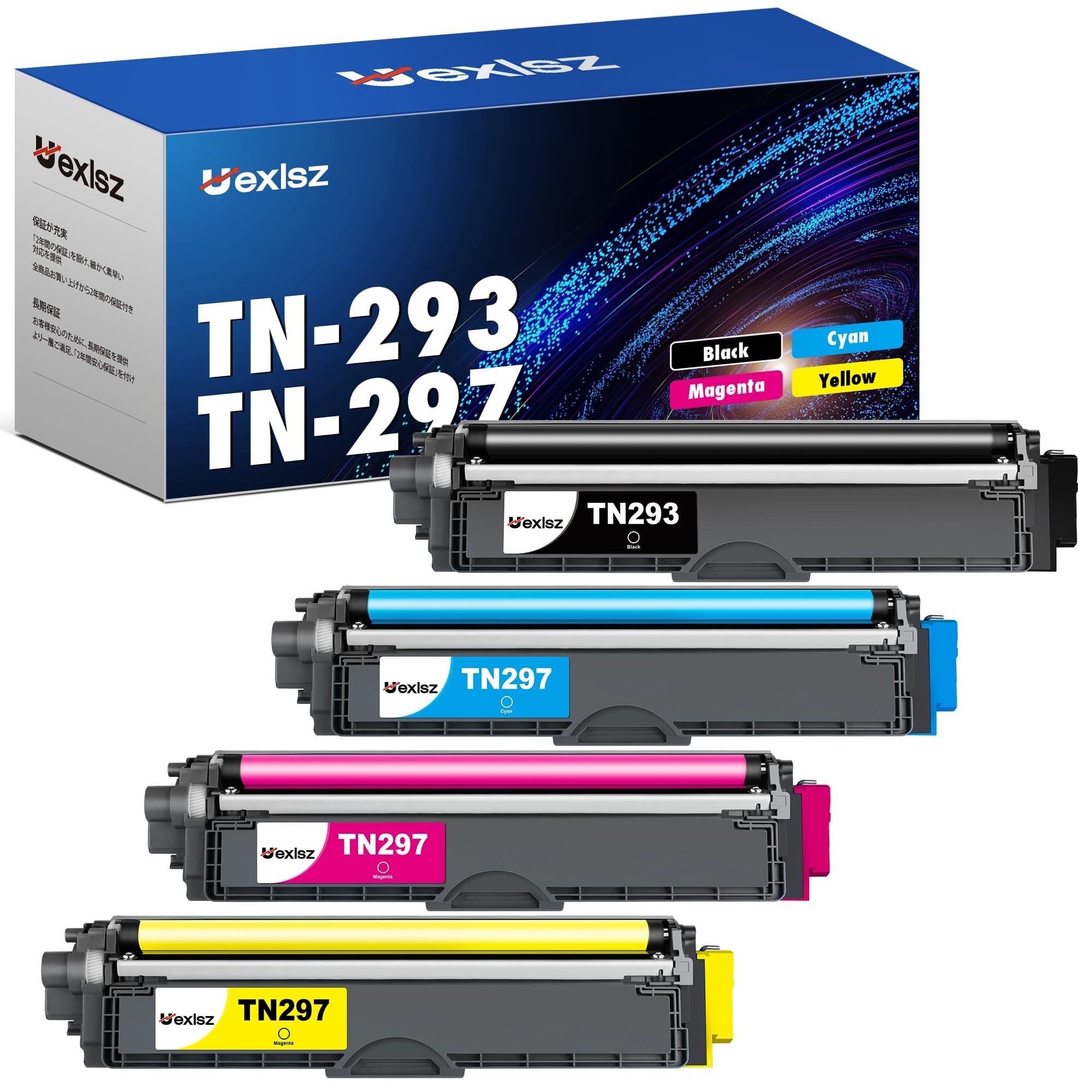 この商品について【商品仕様】：brother TN-297 / 293 4色セット tn-293bk / tn-297c / tn-297m / tn-297y 互換トナーカートリッジ【対応機種】：ブ