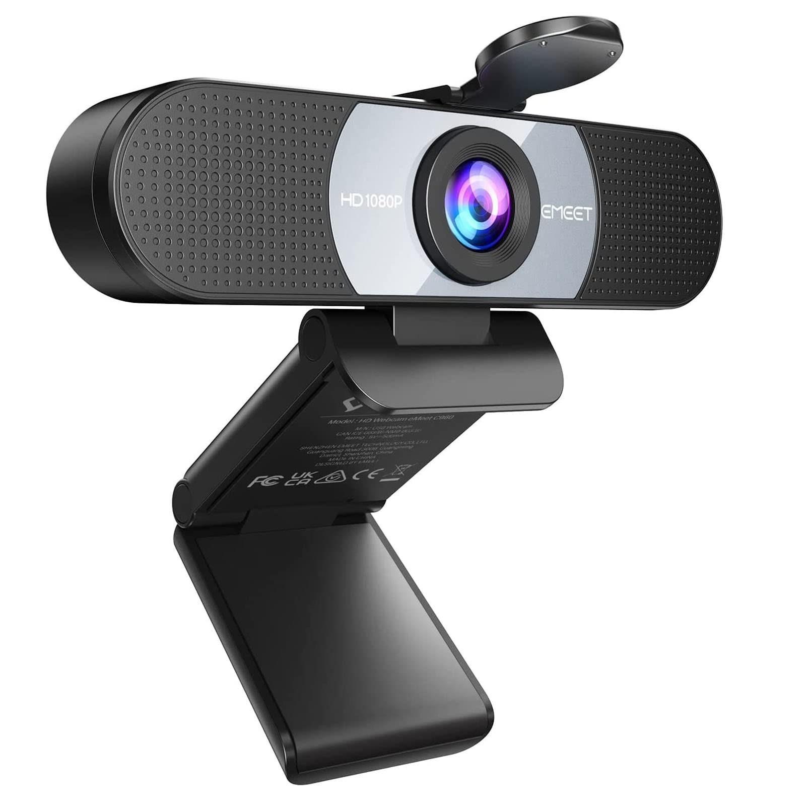この商品について【優れた画質かつ滑らかな画面】EMEET webカメラ C960はフル高解像度1080p & 200万画素があり、画質が優れる上に画面が滑らかに映られます。高速応答速度の30f
