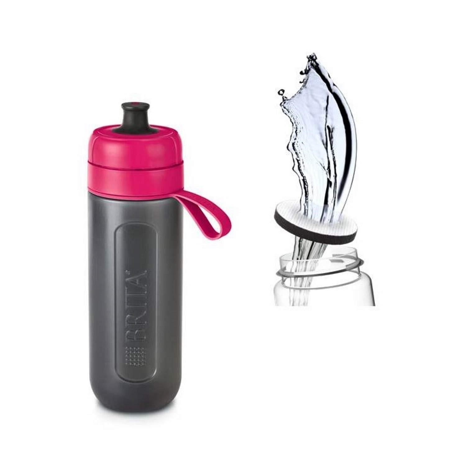 この商品について【軽量 浄水器機能付き600ml水筒 アクティブ ピンク】マウスピースで直接飲んだり、便利なコップとしても使えるフタに注いで飲むことも。水筒本体は柔らかい素材でできているので、お水を素