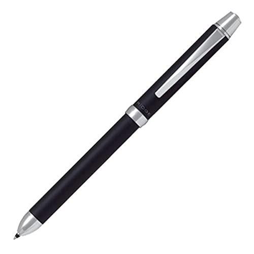 この商品について【種類】多機能筆記具 【サイズ】最大径φ 10.5mm 全長 134mm【ボール径】0.7ｍｍ（細字）黒・赤 【芯の太さ】0.5mm【軸さや】黄銅 塗装 【方式】回転＆ノック式 【イン