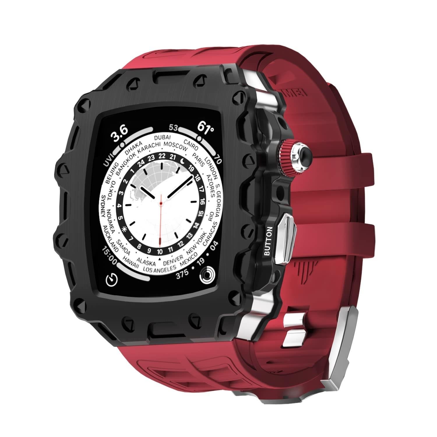この商品について【i Watch Case 45mm 44mm】Apple Watch Series 8/7 45mm 6/5/SE/4 44mm用のLUXURY Metal Caseです。他のi W