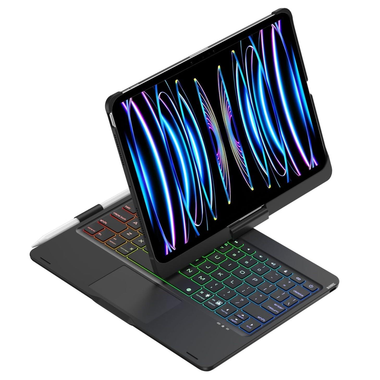 この商品について&starf;【対応機種】2024年発売の新型のi Pad Pro 11インチ(M4) 第5世代（モデル番号：A2836、A2837、A3006）のみに対応できる手帳式のキーボ
