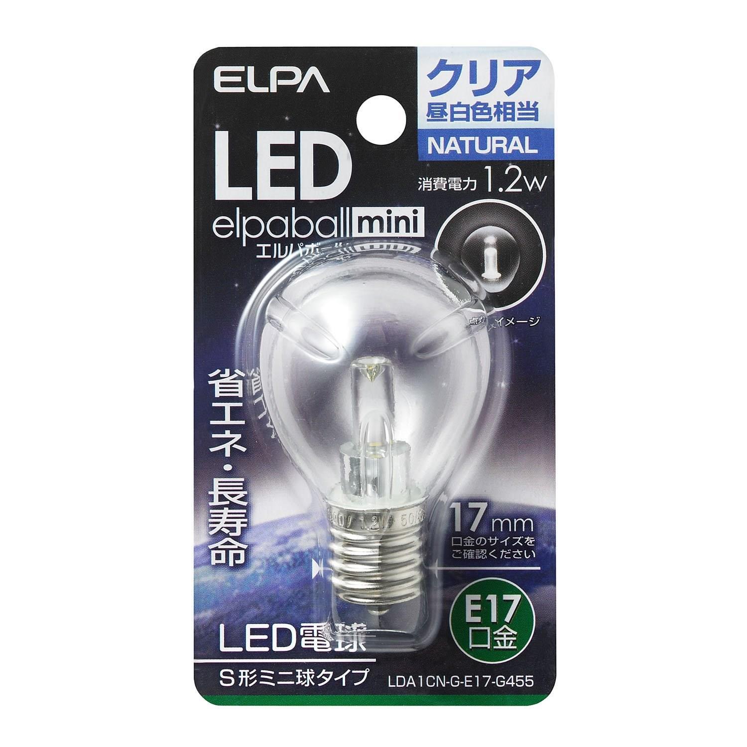 この商品について11×6×4.5cm■交流電源:100V 50/60Hz共用 ■口金:E17 ■サイズ:全長58X外径35(mm) ■質量:13g ■定格入力電流:0.014A ■定格消費電力:1.2