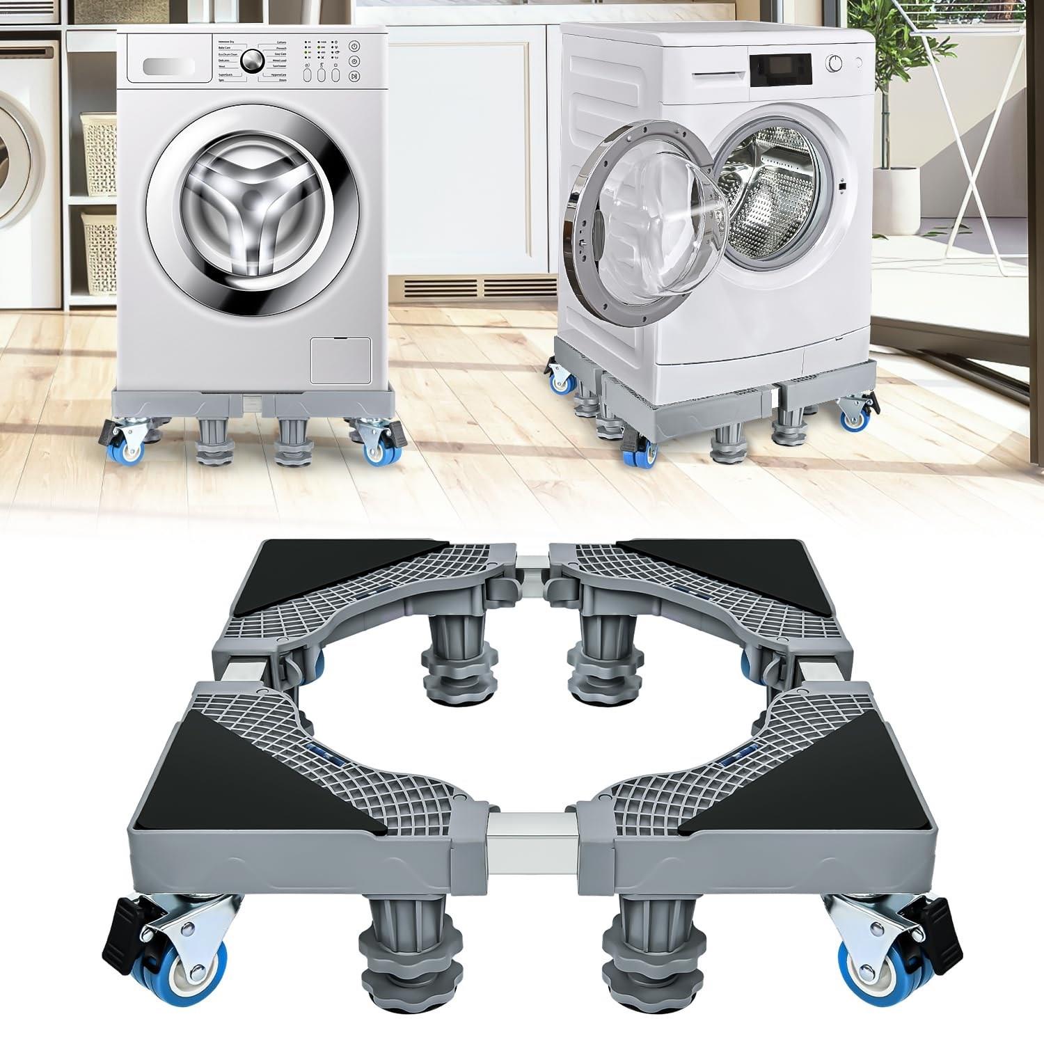 この商品について【半完成品 & 組立簡単】 この洗濯機置き台の組み立てが簡単です。 面倒なネジ締め作業は弊社にお任せ、商品到着後30秒で組み立て完成！ 半完成品だから、組立はパイルを入れ、ロッ