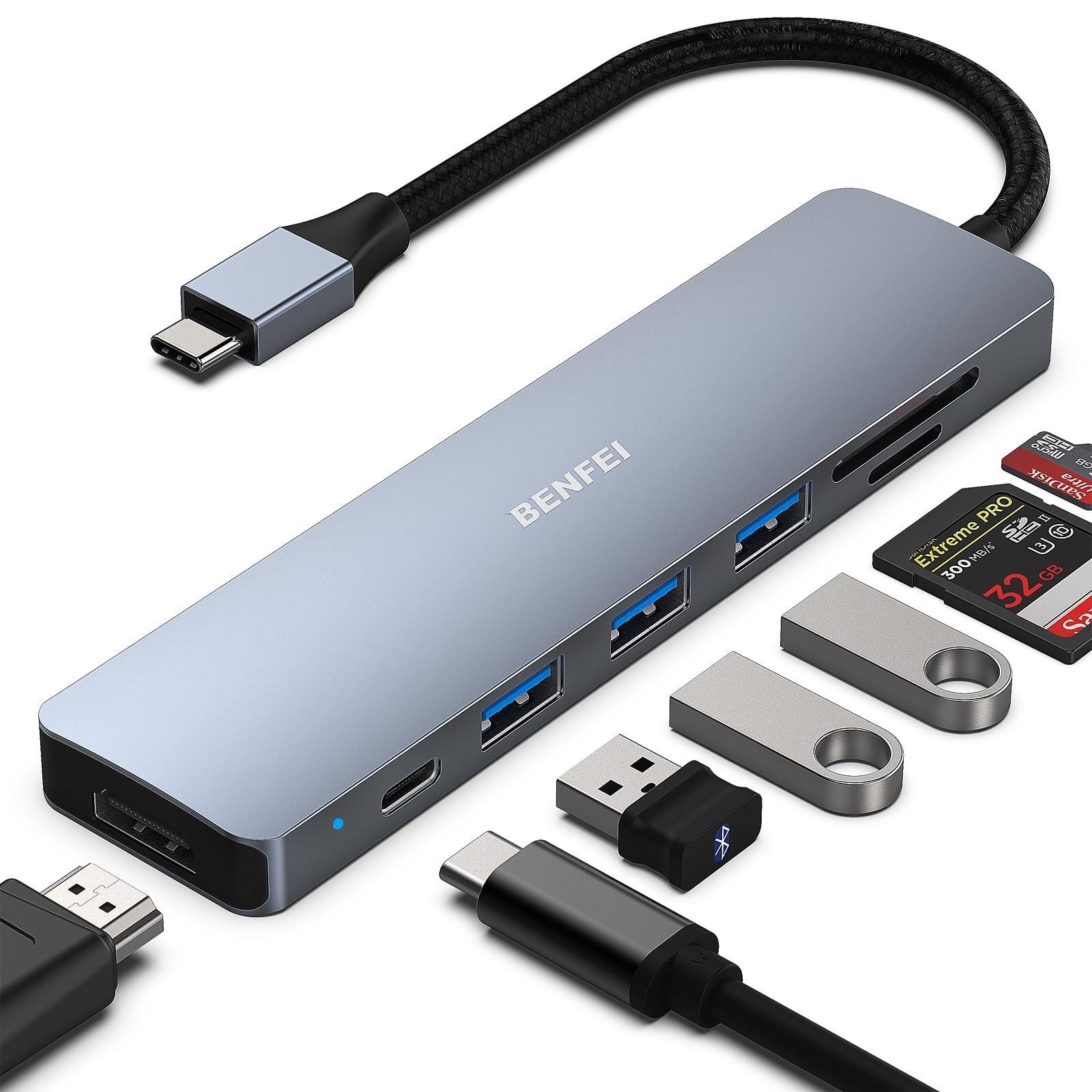 この商品について？【機能性】1 つの HDMI ポート、3 つの USB 3.0 ポート、1 つの マイクロSD カードスロット、1 つの SD カードスロット、1 つの 100W Power Del